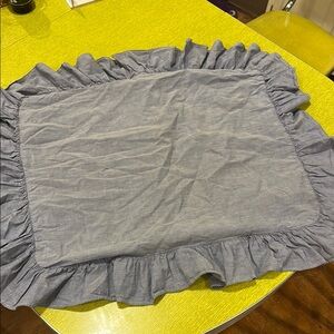 Vintage Ralph Lauren Blue Chambray Pillow Sham Pillow Slip